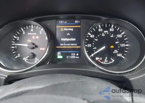 2019 Nissan Rogue S z USA, uszkodzony, nr VIN 5N1AT2MV7KC809621